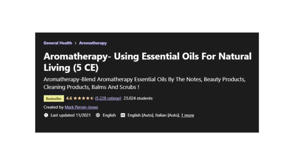Aromatherapy – Using Essential Oils for Natural Living